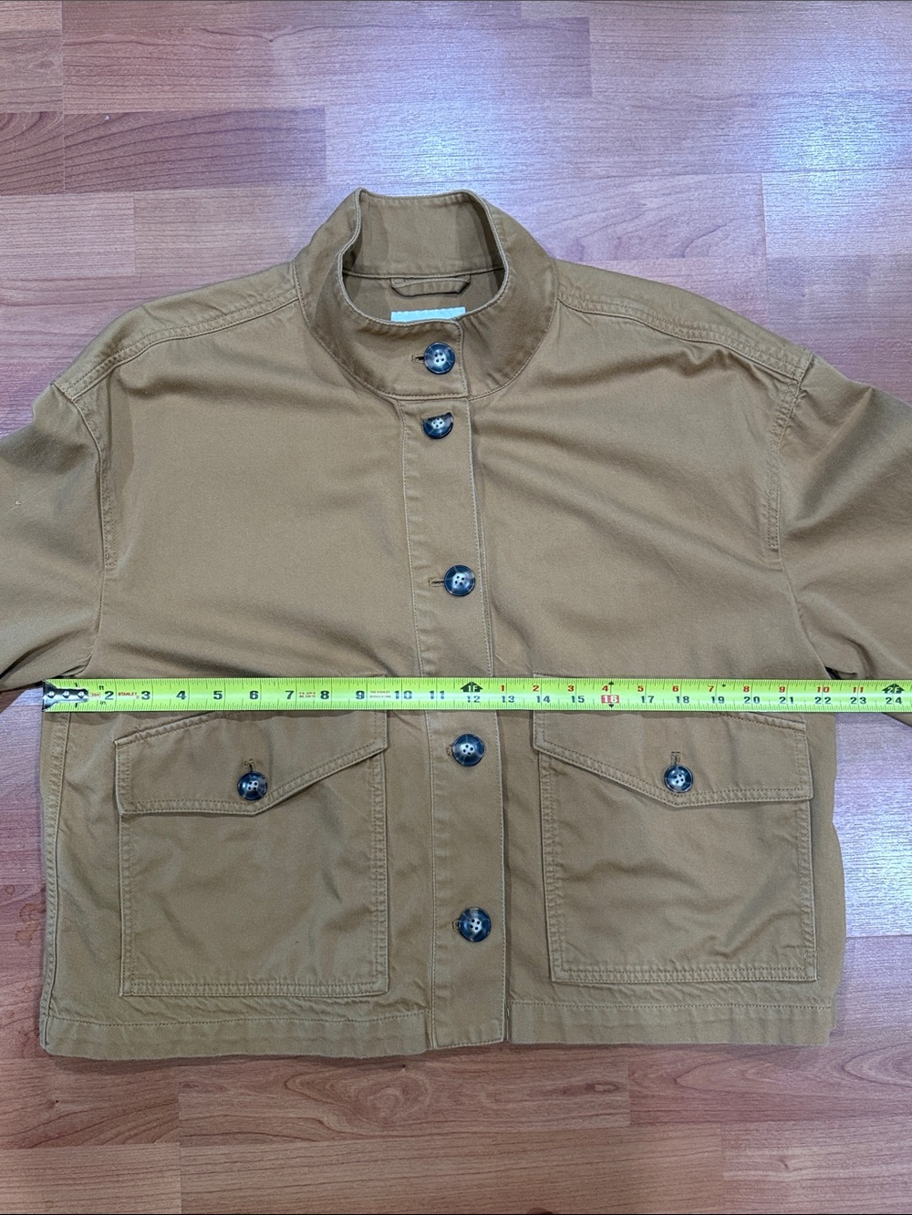 Madewell Cropped Utility Jacket - Caramel - Picture 7 of 8